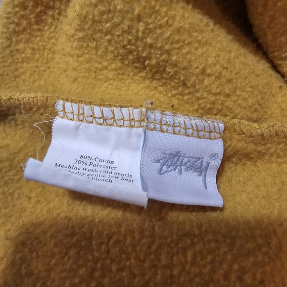 Stussy Men's Yellow Sweater - Picture 6 of 7